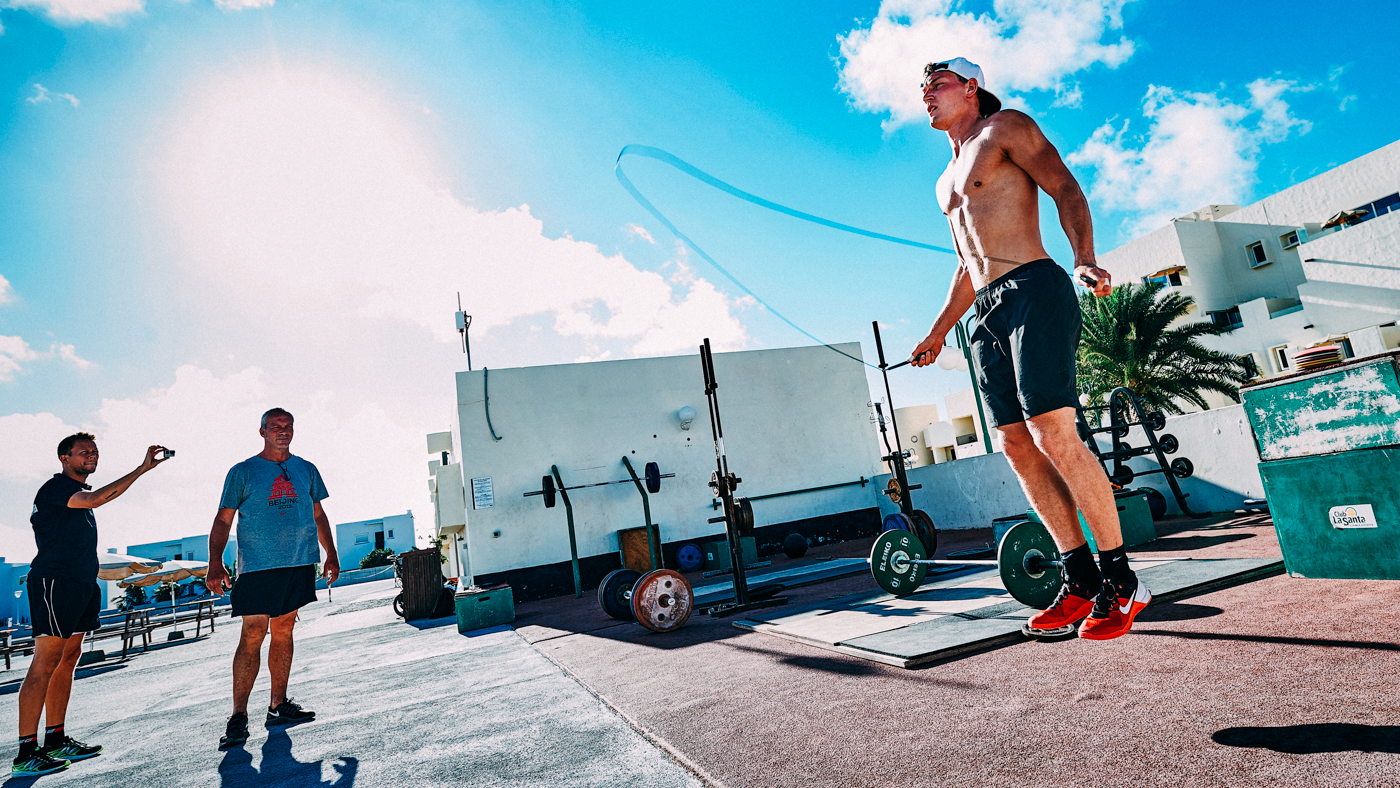 Thomas Röhler - CrossFit Workout - javelin camp Lanzarote